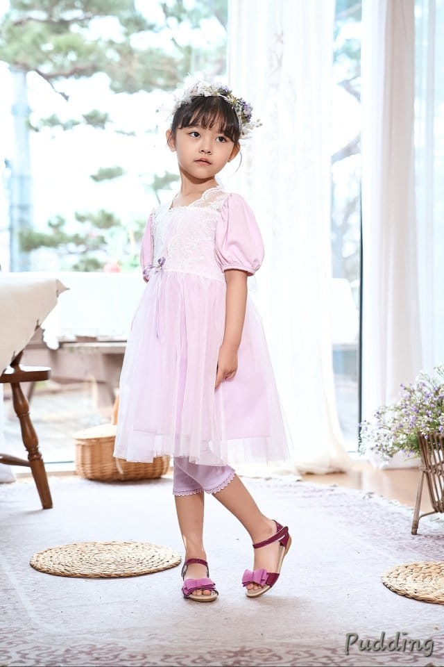 Pudding - Korean Children Fashion - #kidzfashiontrend - Lace One-Piece - 11