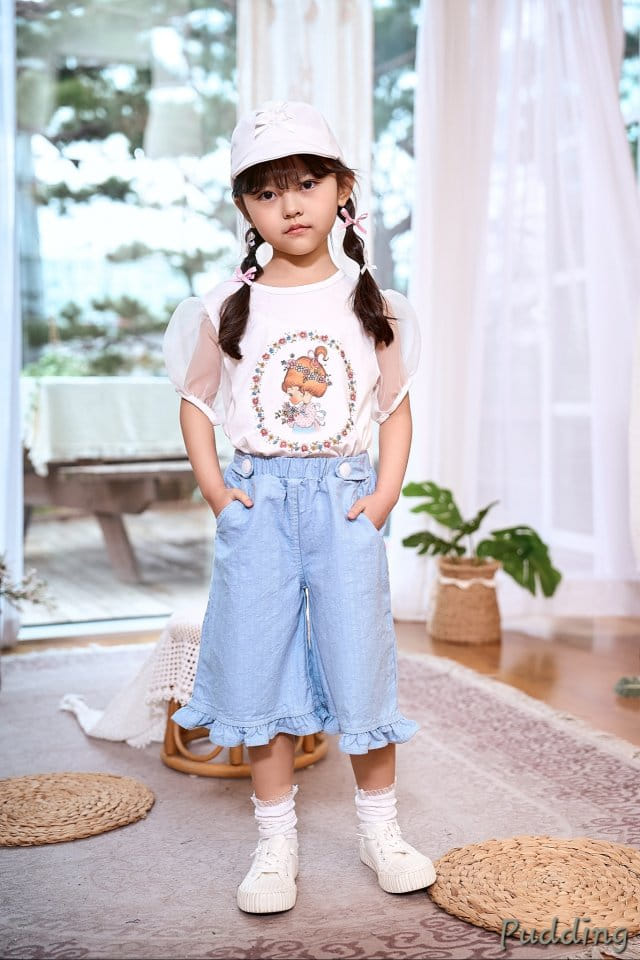 Pudding - Korean Children Fashion - #kidsstore - Girl Paint Tee - 4