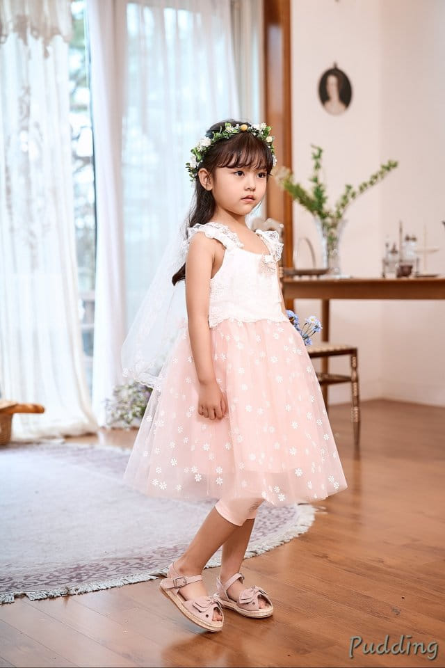Pudding - Korean Children Fashion - #littlefashionista - Flower Bud One-Piece