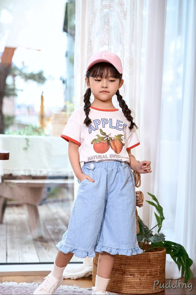 Pudding - Korean Children Fashion - #littlefashionista - Apple Paint Tee - 7