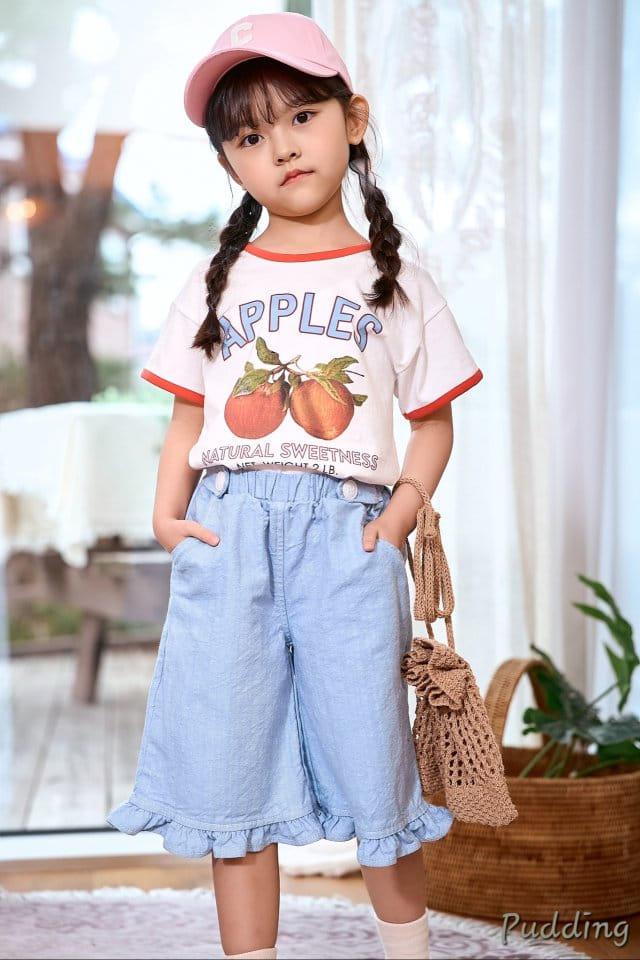 Pudding - Korean Children Fashion - #magicofchildhood - Apple Paint Tee - 8