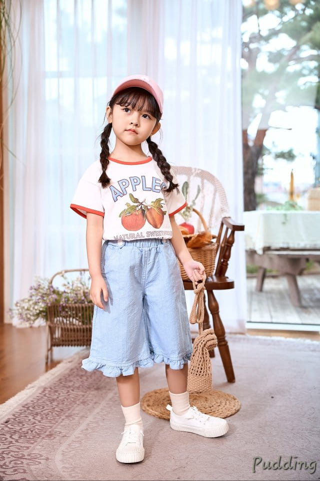 Pudding - Korean Children Fashion - #minifashionista - Apple Paint Tee - 9