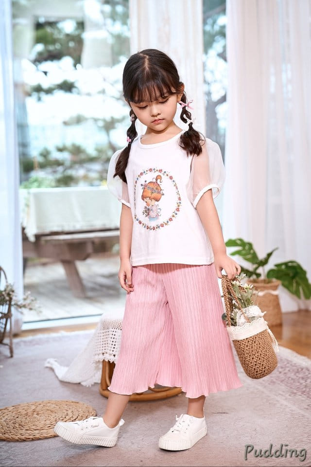 Pudding - Korean Children Fashion - #prettylittlegirls - Girl Paint Tee - 9