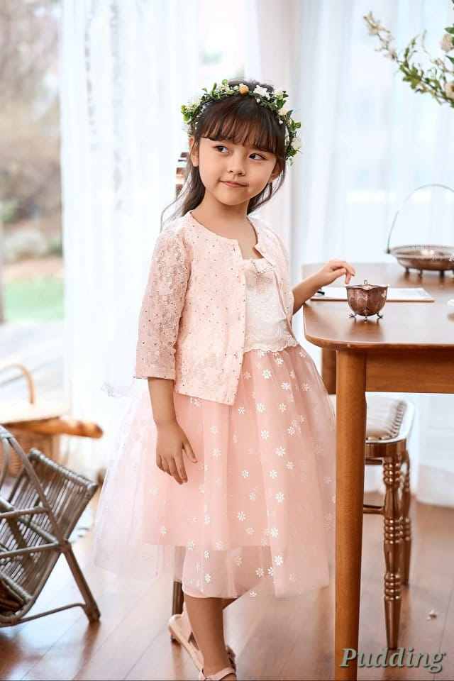 Pudding - Korean Children Fashion - #stylishchildhood - Glitter Cardigan - 5