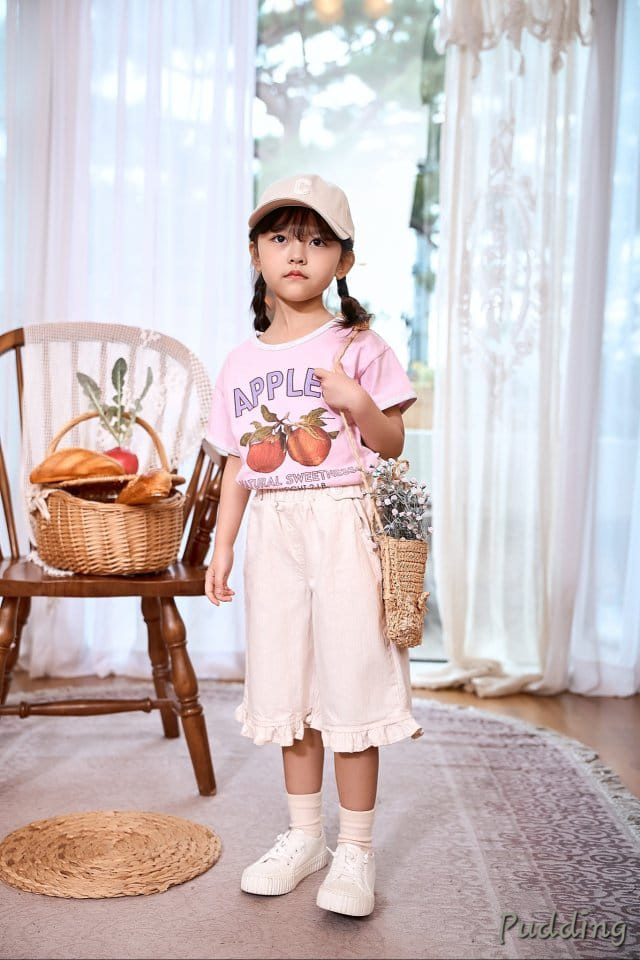 Pudding - Korean Children Fashion - #todddlerfashion - Apple Paint Tee - 11
