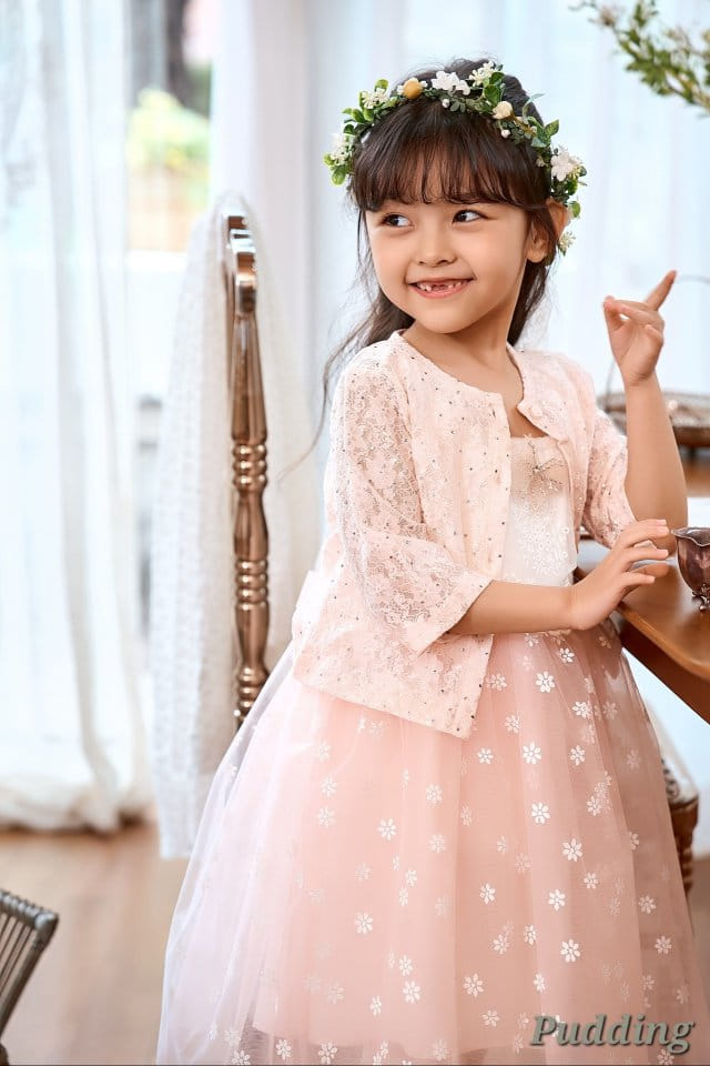 Pudding - Korean Children Fashion - #todddlerfashion - Glitter Cardigan - 3
