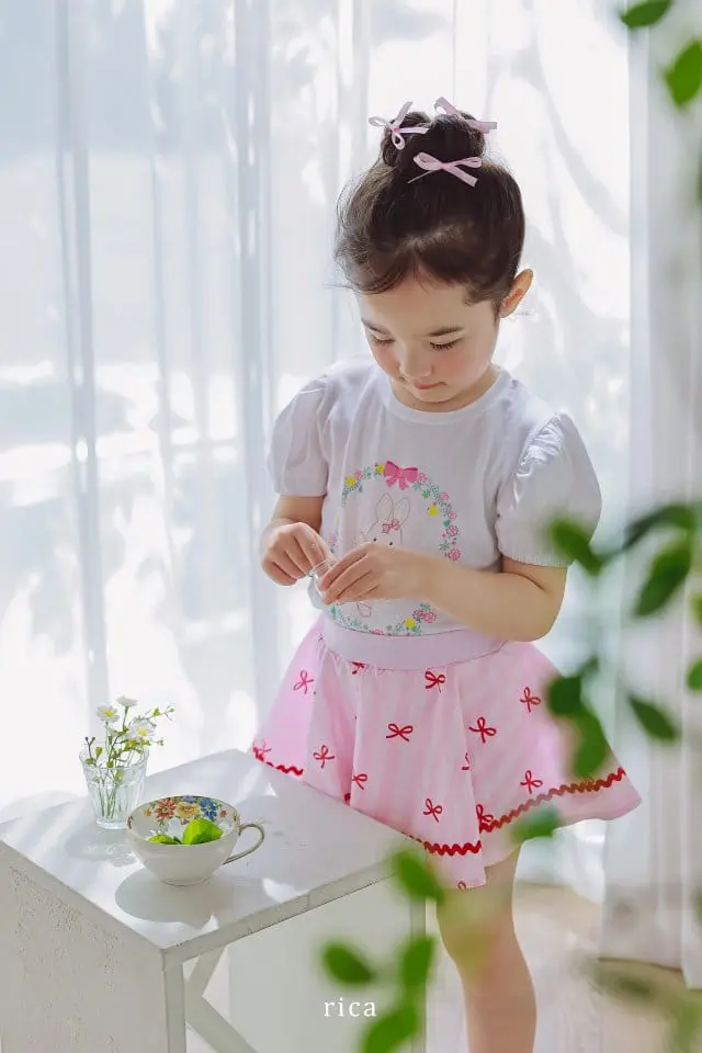 Rica - Korean Children Fashion - #Kfashion4kids - Ribbon Skirt - 3