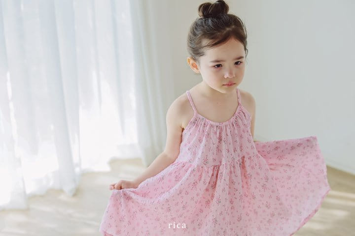 Rica - Korean Children Fashion - #childofig - Small Flower One-Piece - 3