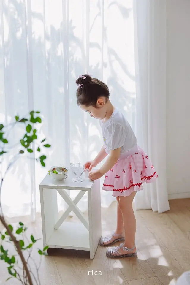 Rica - Korean Children Fashion - #childofig - Ribbon Skirt - 8