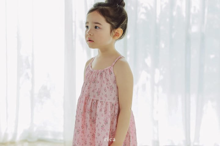 Rica - Korean Children Fashion - #childofig - Small Flower One-Piece - 4