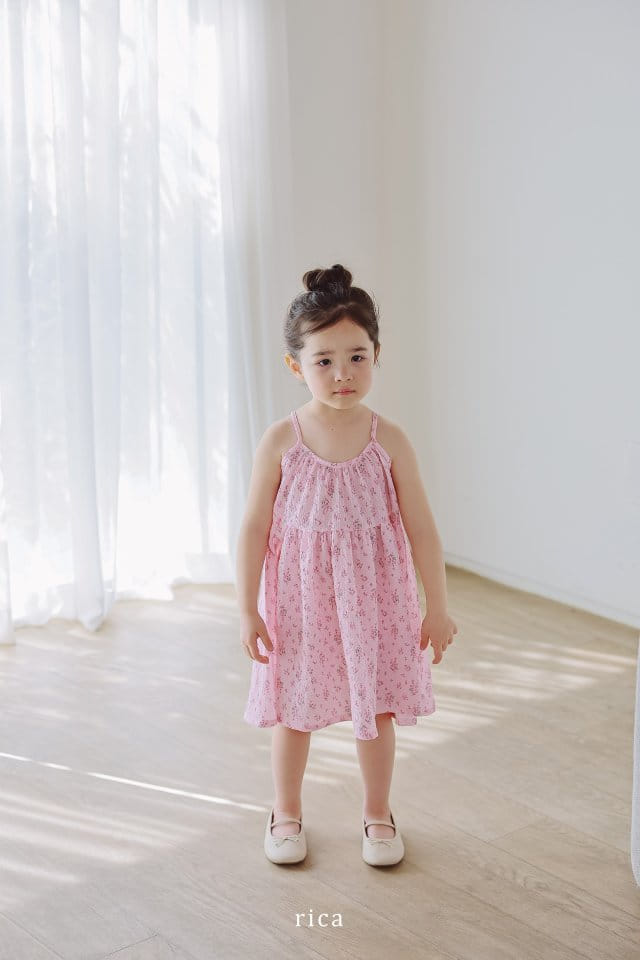 Rica - Korean Children Fashion - #designkidswear - Small Flower One-Piece - 5
