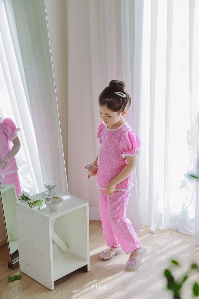 Rica - Korean Children Fashion - #designkidswear - Jelly Top Bottom Set - 6