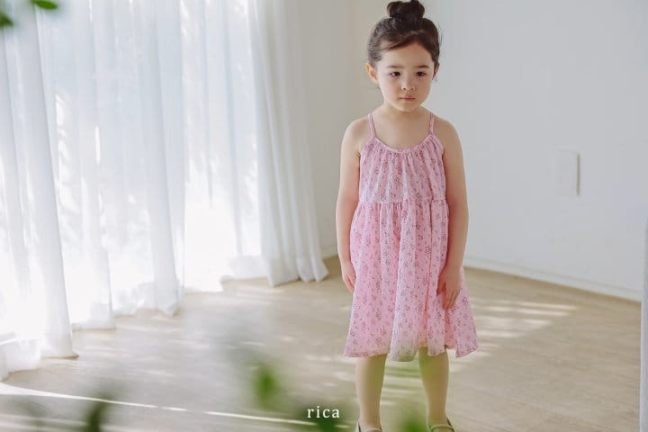 Rica - Korean Children Fashion - #discoveringself - Small Flower One-Piece - 6