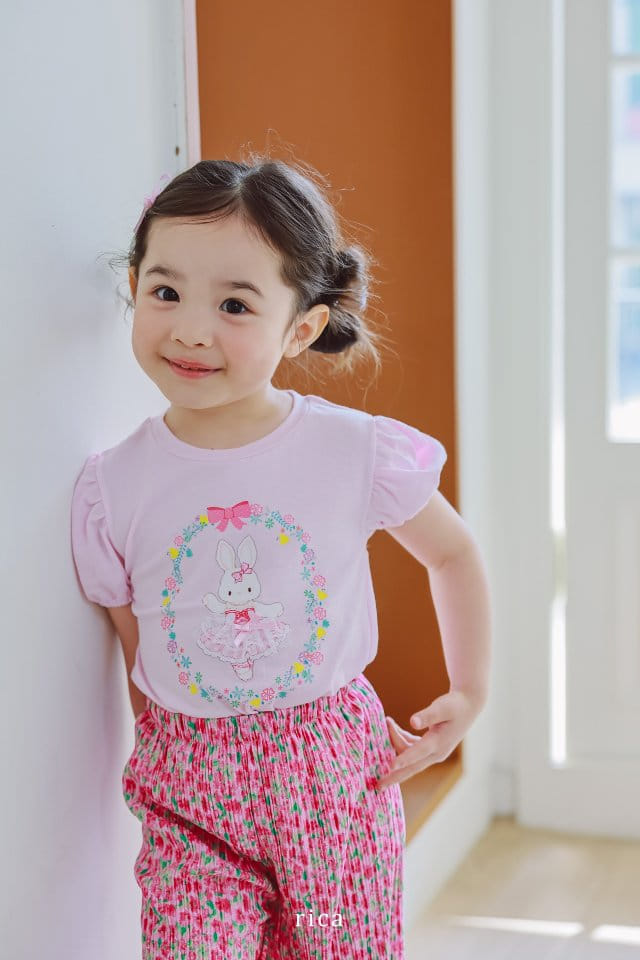 Rica - Korean Children Fashion - #kidsshorts - Rabbit Tee