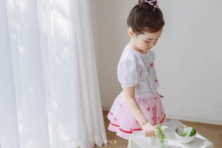 Rica - Korean Children Fashion - #kidsstore - Ribbon Skirt
