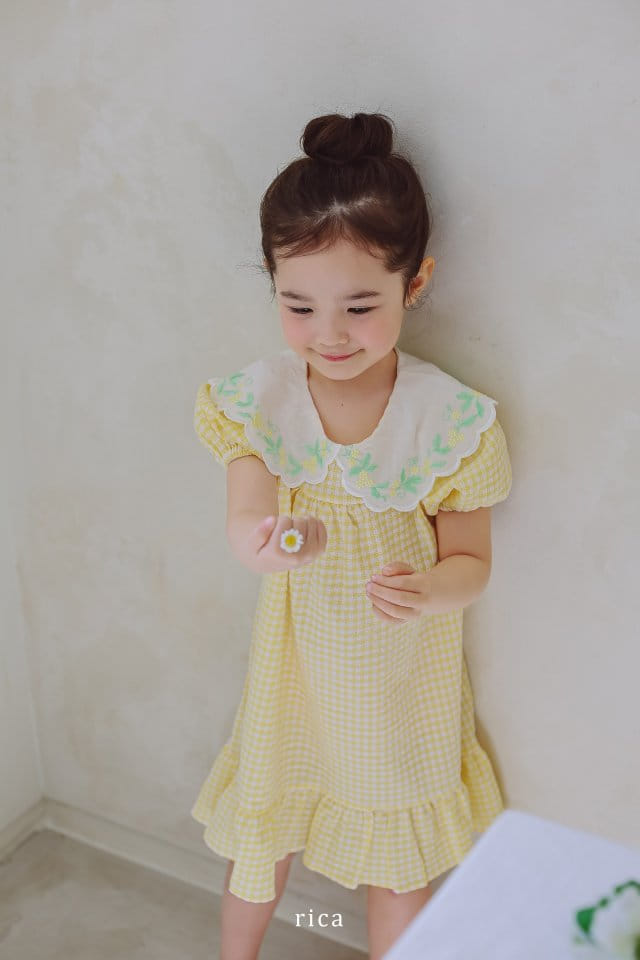 Rica - Korean Children Fashion - #kidzfashiontrend - Collar One-Piece - 8