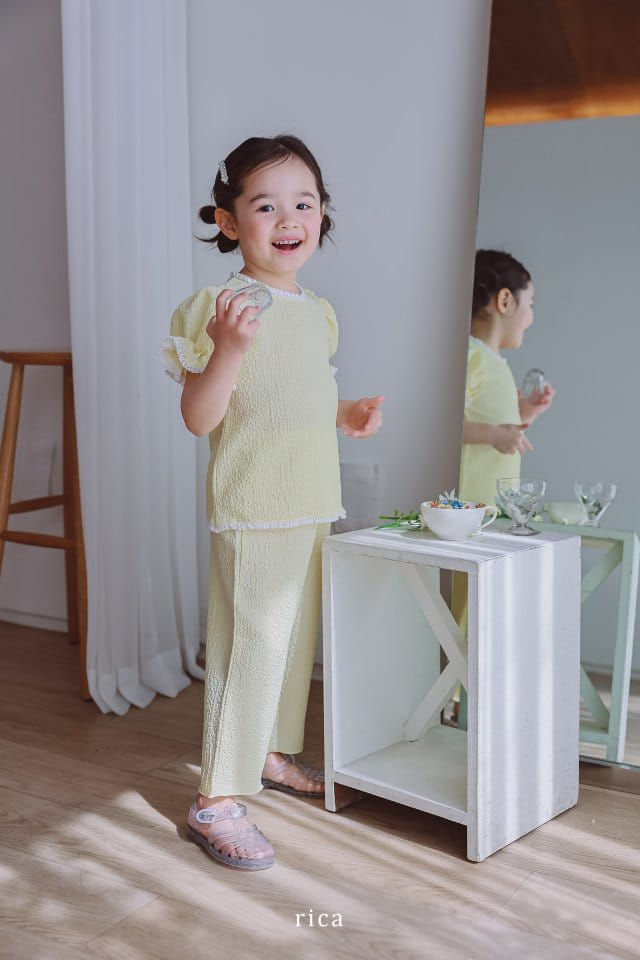 Rica - Korean Children Fashion - #kidzfashiontrend - Jelly Top Bottom Set - 11