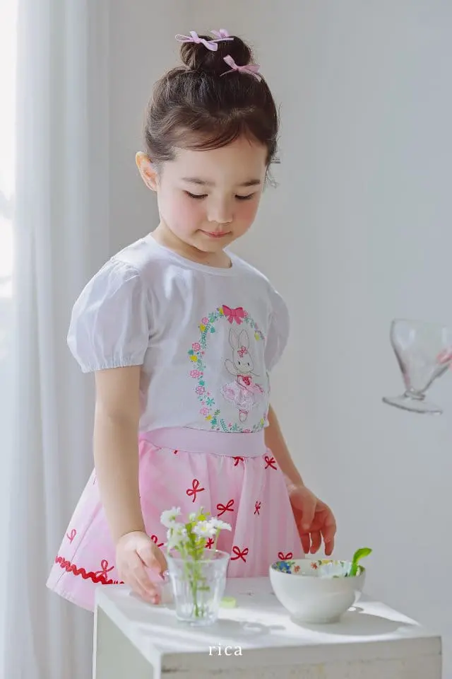 Rica - Korean Children Fashion - #Kfashion4kids - Ribbon Skirt - 4