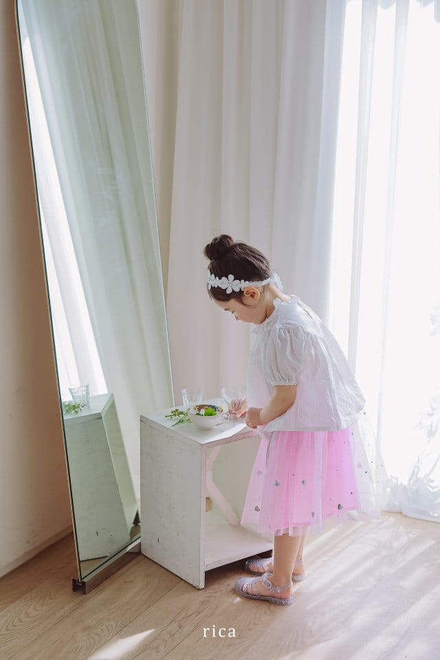 Rica - Korean Children Fashion - #magicofchildhood - Heart Sha Skirt Leggings - 3