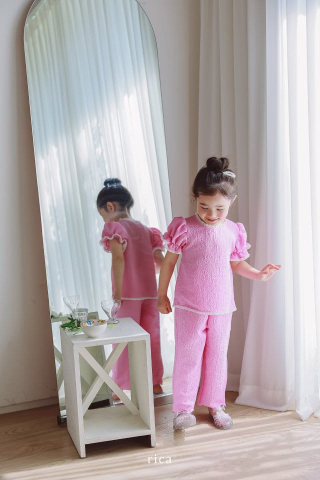 Rica - Korean Children Fashion - #minifashionista - Jelly Top Bottom Set