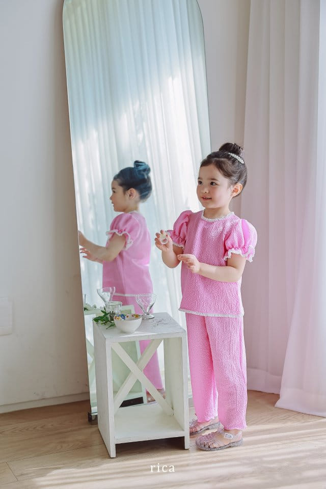 Rica - Korean Children Fashion - #prettylittlegirls - Jelly Top Bottom Set - 2
