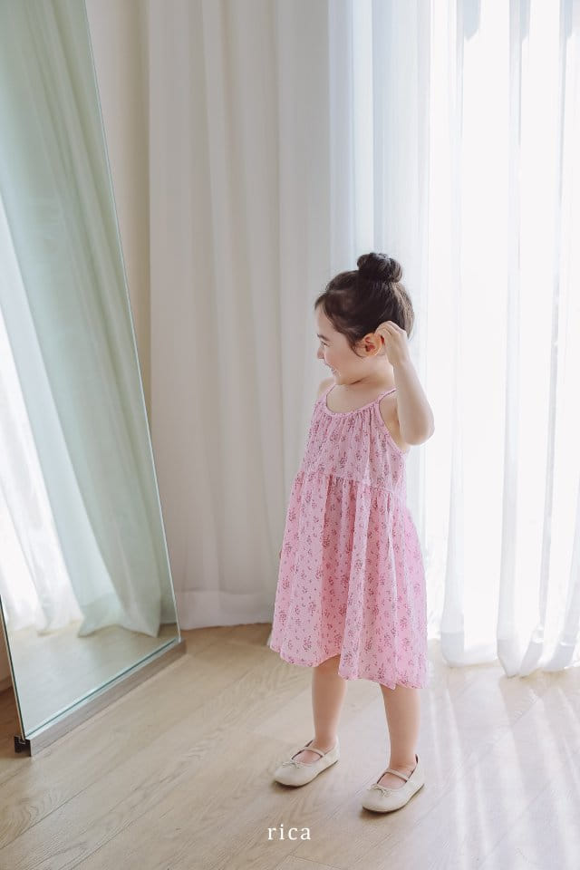 Rica - Korean Children Fashion - #stylishchildhood - Small Flower One-Piece - 2