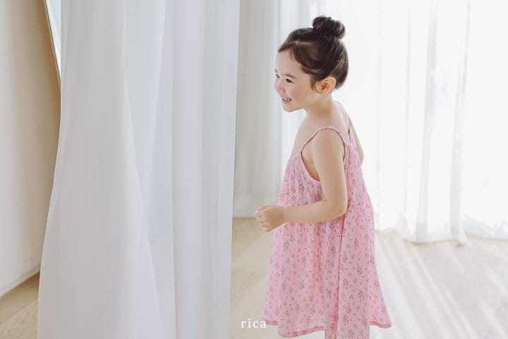 Rica - Korean Children Fashion - #toddlerclothing - Small Flower One-Piece