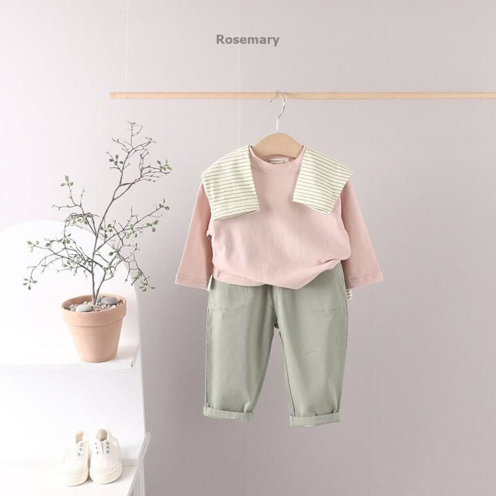 Rosemary - Korean Children Fashion - #childrensboutique - Bebe Basic Tee - 3