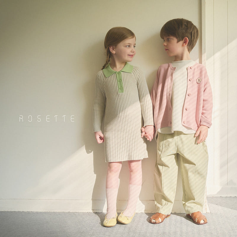 Rosette - Korean Children Fashion - #childofig - Humming Collar One-Piece - 6