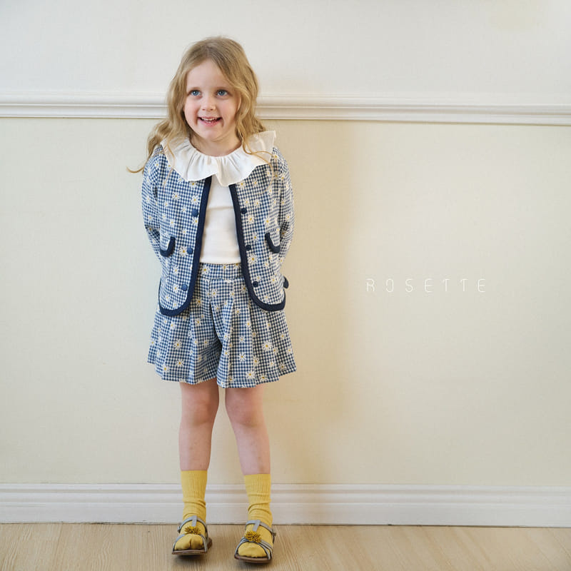 Rosette - Korean Children Fashion - #kidsshorts - Daisy Top Bottom Set - 6