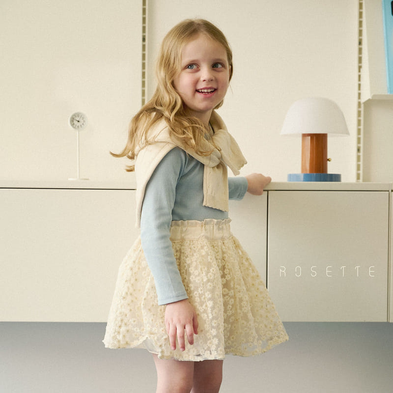 Rosette - Korean Children Fashion - #prettylittlegirls - Darling Flower Skirt - 7