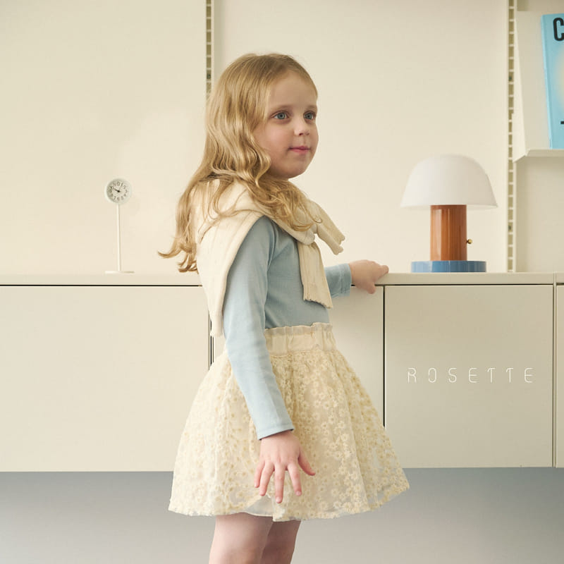 Rosette - Korean Children Fashion - #stylishchildhood - Darling Flower Skirt - 10