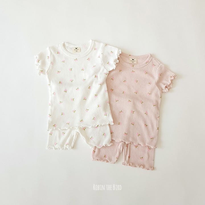 Saerobin - Korean Children Fashion - #Kfashion4kids - Berry Flower Short Sleeve Easy Wear - 7