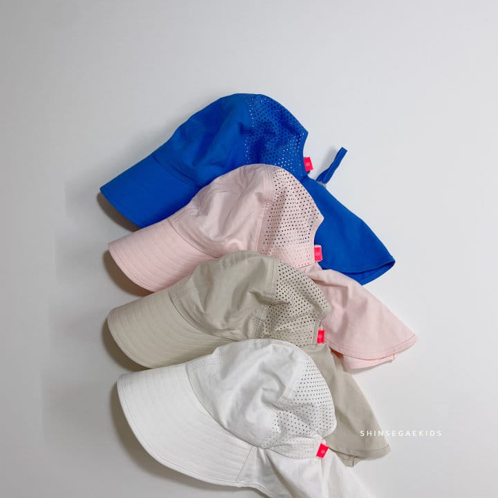 Shinseage Kids - Korean Children Fashion - #Kfashion4kids - Punching Flap Swim Bucket Hat