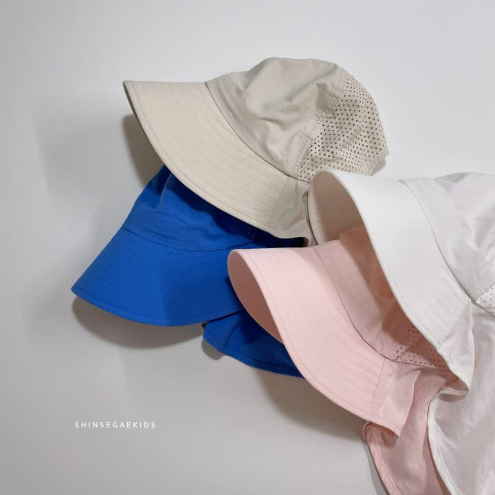 Shinseage Kids - Korean Children Fashion - #designkidswear - Punching Flap Swim Bucket Hat - 11