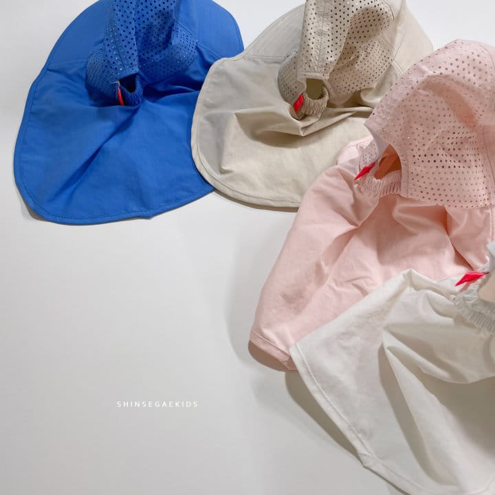 Shinseage Kids - Korean Children Fashion - #littlefashionista - Punching Flap Swim Bucket Hat - 2