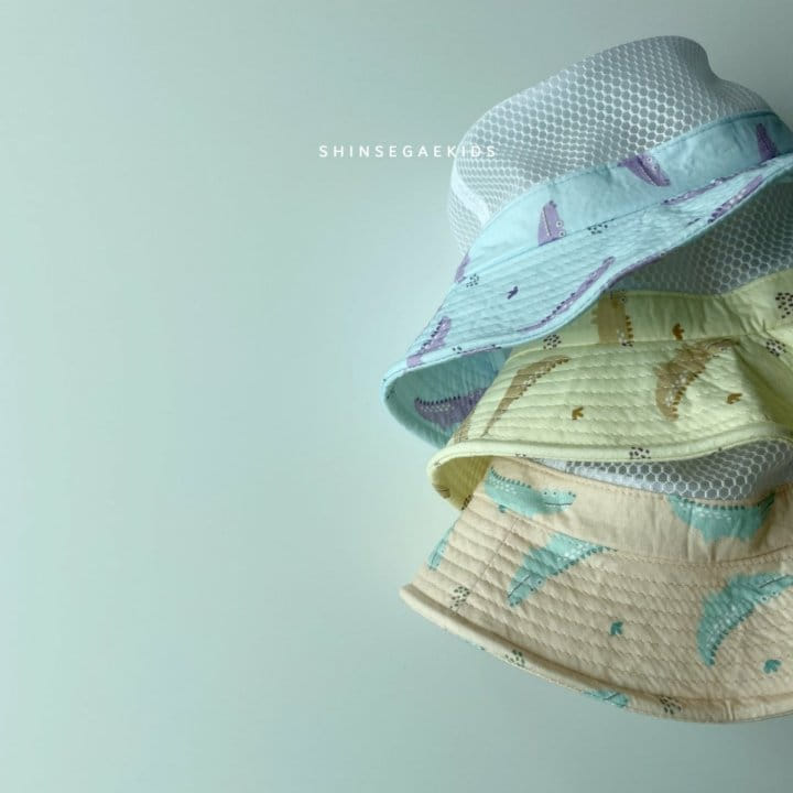 Shinseage Kids - Korean Children Fashion - #prettylittlegirls - Crocodile Mesh Safari Hat - 2