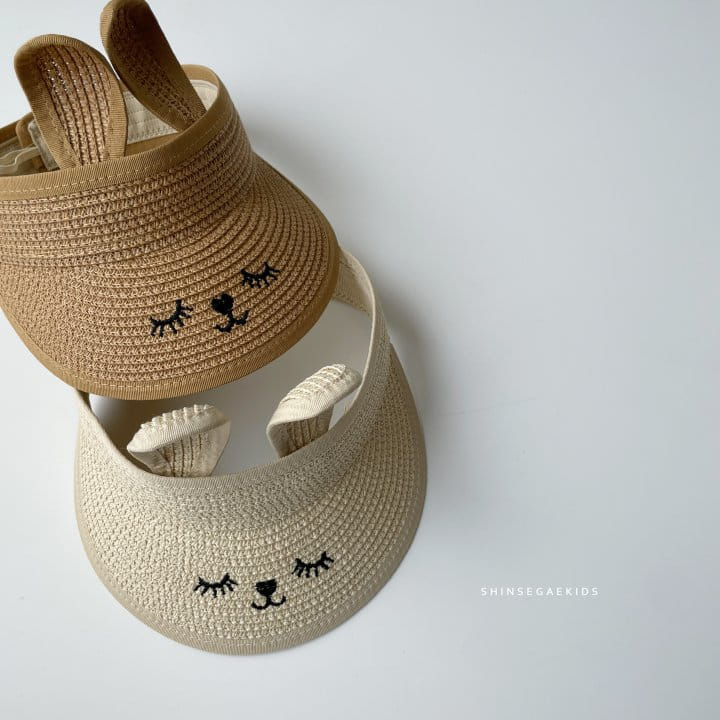Shinseage Kids - Korean Children Fashion - #stylishchildhood - Rabbit Face Sun Cap - 10