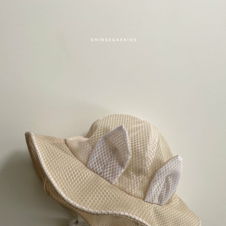 Shinseage Kids - Korean Children Fashion - #todddlerfashion - Rabbit Mesh String Bucket Hat - 7