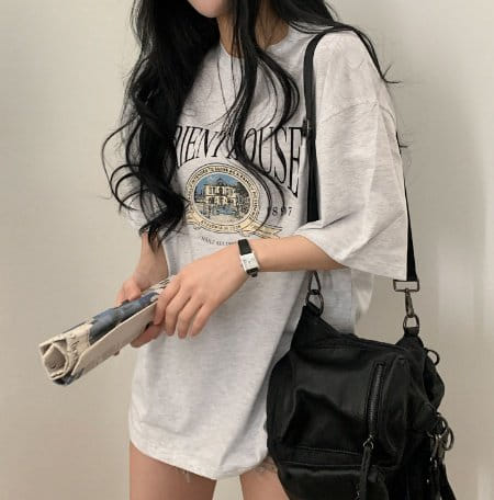 Sienne - Korean Women Fashion - #momslook - Orient Box Short Sleeve Tee