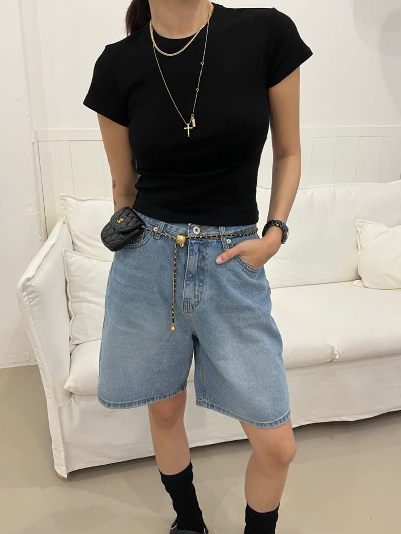 Solar - Korean Women Fashion - #womensfashion - Flat Tee - 11