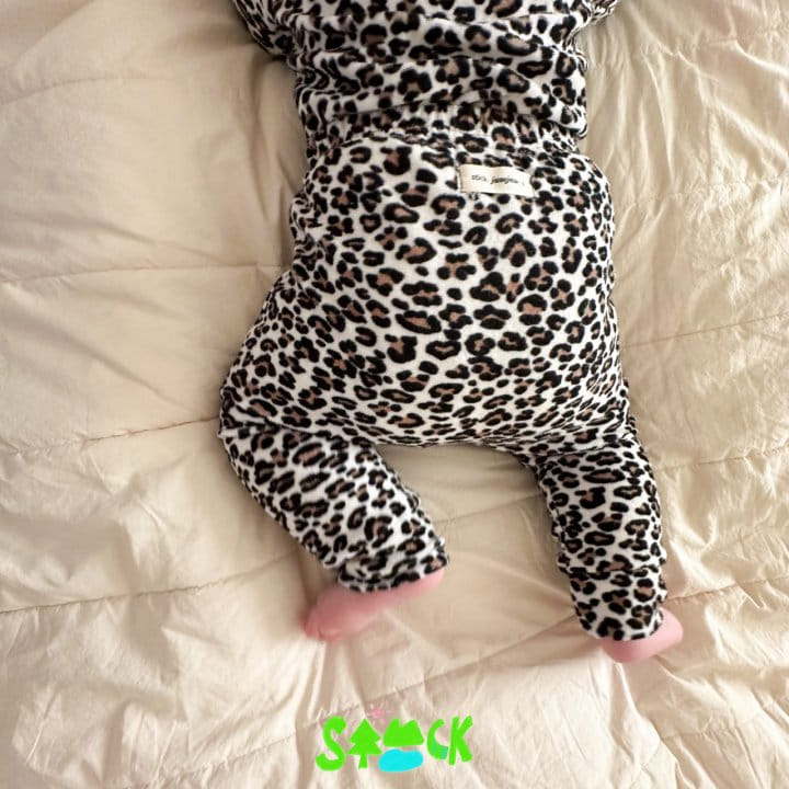 Stick - Korean Baby Fashion - #babyclothing - Cat Top Bottom Set - 5