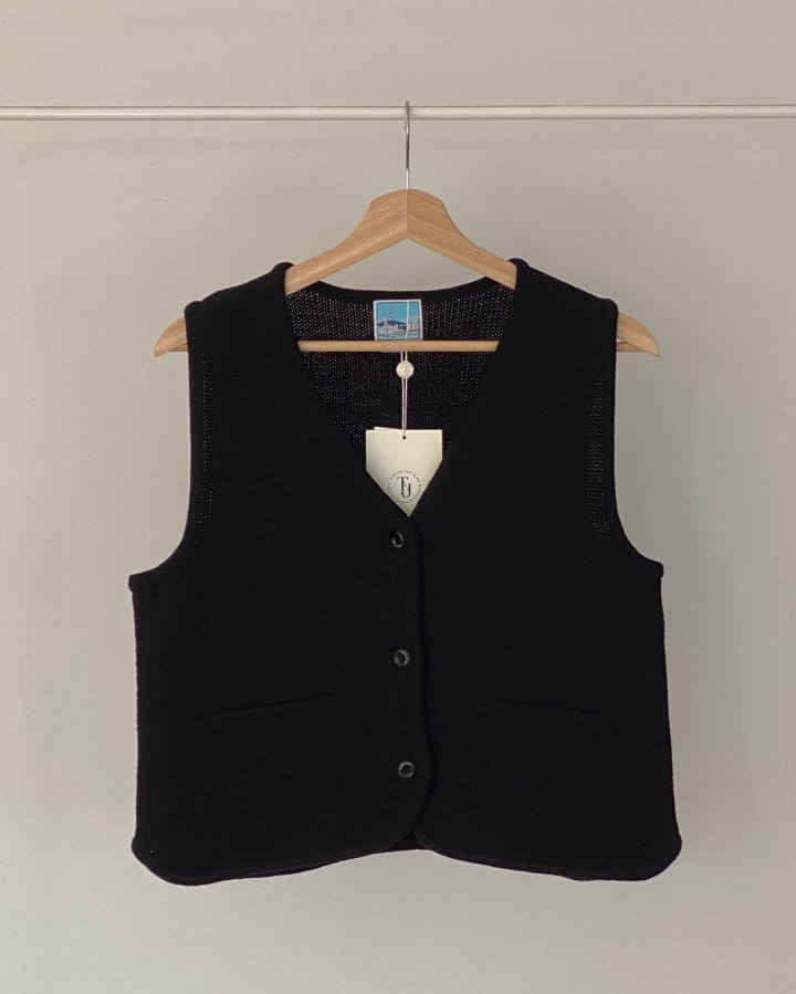 Taejoon - Korean Women Fashion - #momslook - Button Knit Vest - 8