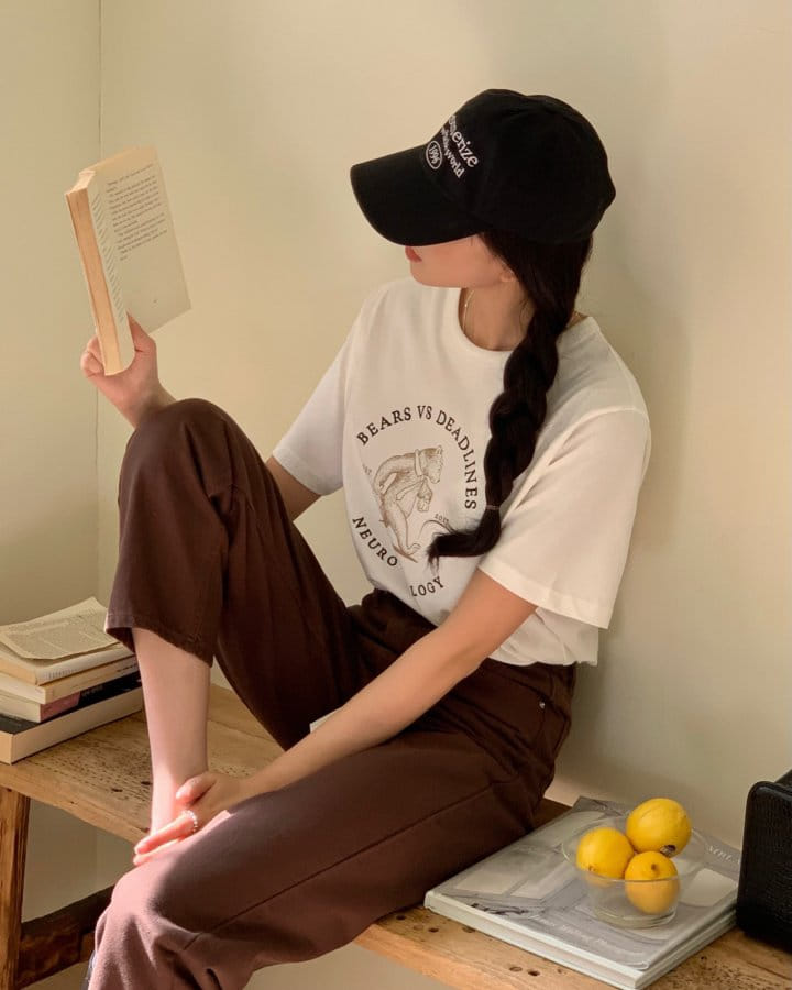 Taejoon - Korean Women Fashion - #pursuepretty - Bear Tee