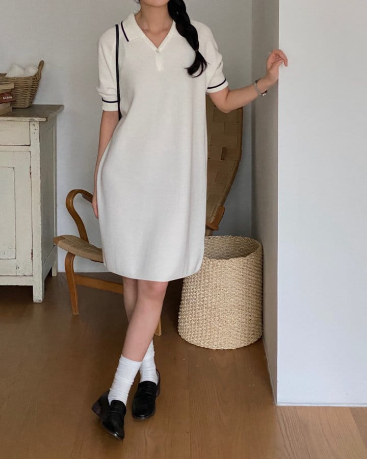Taejoon - Korean Women Fashion - #thatsdarling - Knit One-Piece - 7