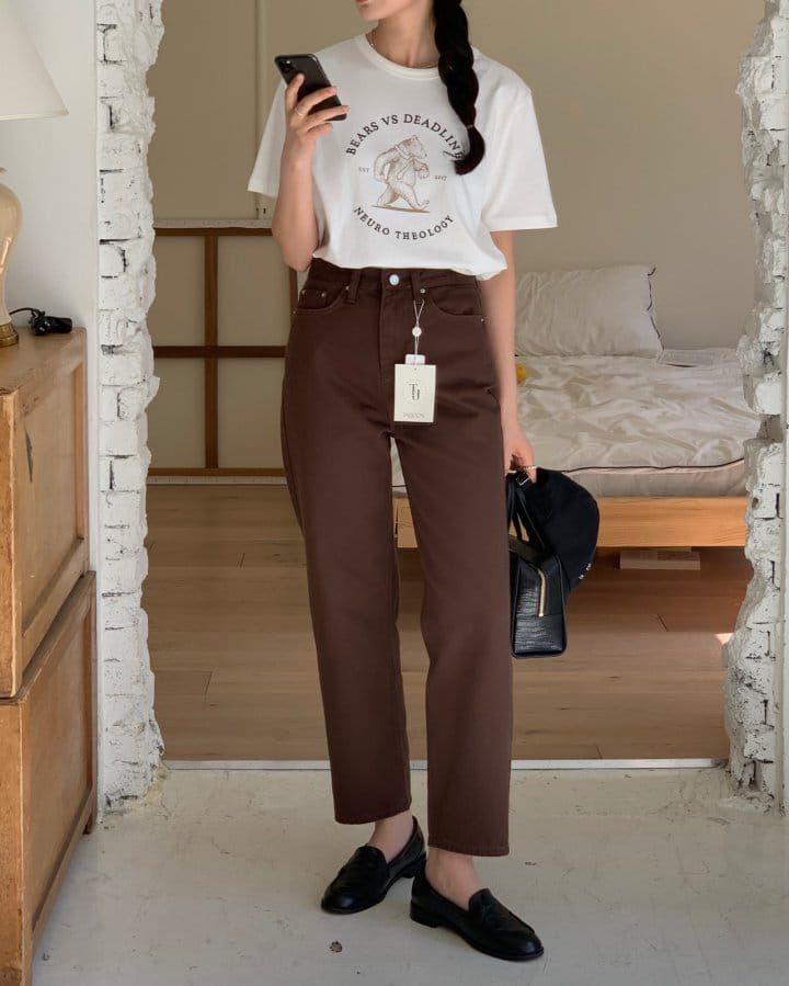 Taejoon - Korean Women Fashion - #thatsdarling - Bear Tee - 5