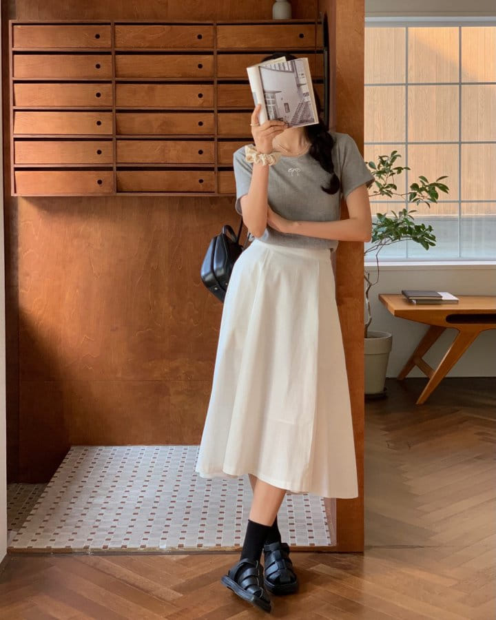 Taejoon - Korean Women Fashion - #thatsdarling - Marine Skirt - 4