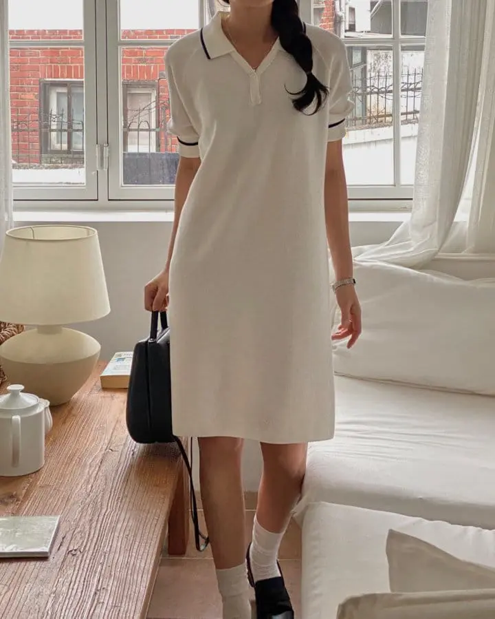 Taejoon - Korean Women Fashion - #vintageinspired - Knit One-Piece