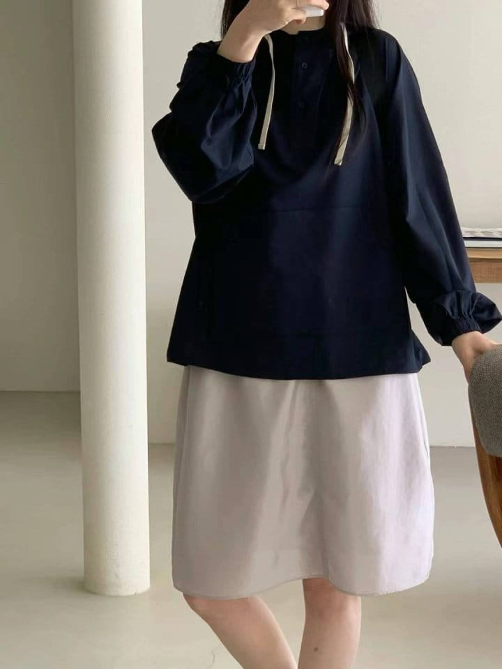 Taf - Korean Women Fashion - #momslook - Hay Anorak Shirt - 5