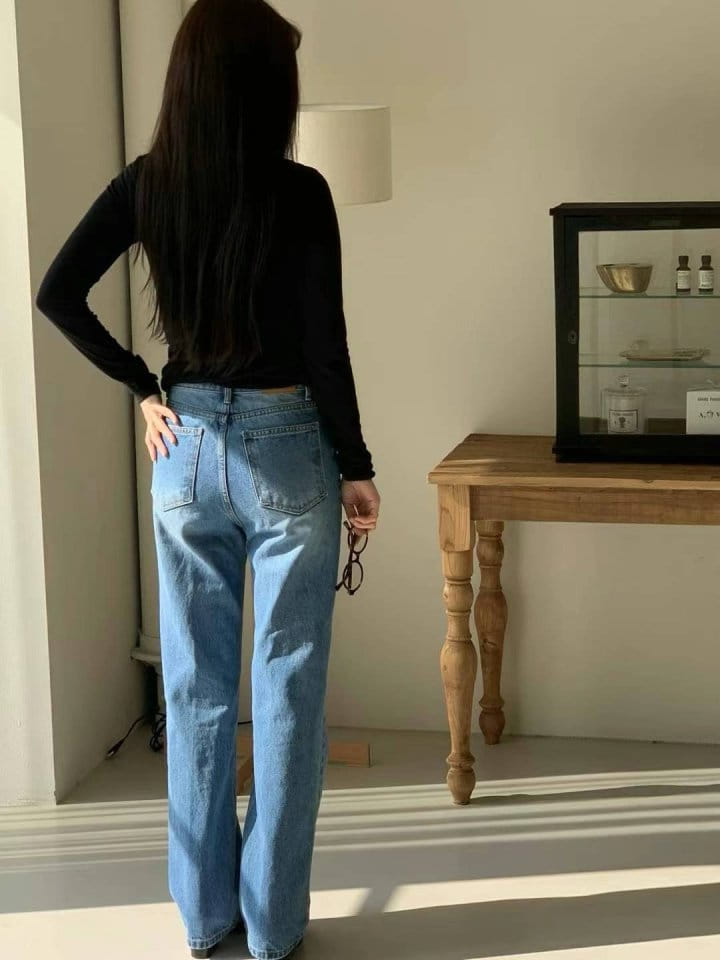 Taf - Korean Women Fashion - #thelittlethings - Molly Boots Cut Denim Pants - 8